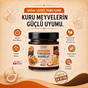 pasta please! Softening Marmalade Dried Figs-Apricot-Plum 190 Gr