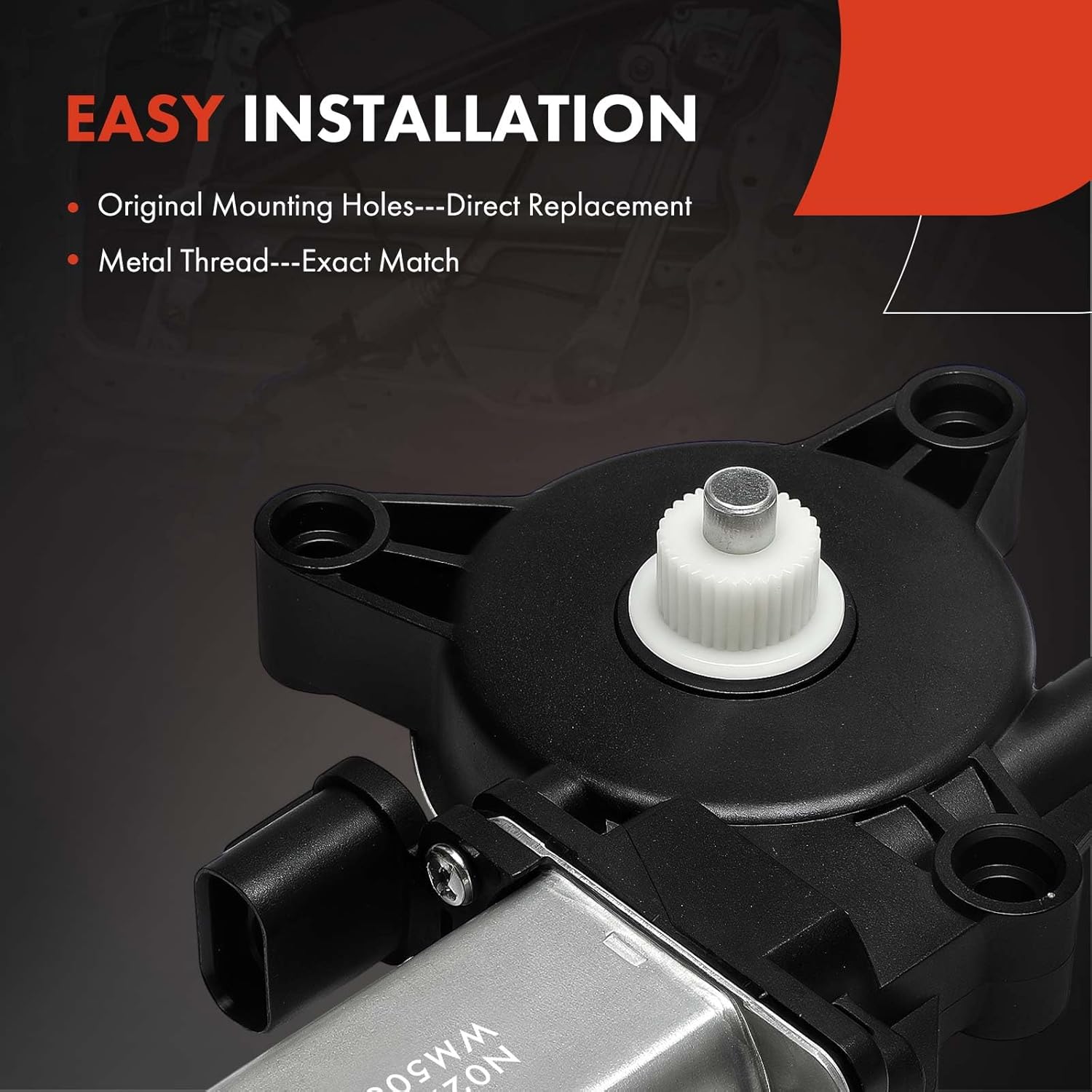 A-Premium Power Window Lift Motor Compatible with Hyundai Tucson 2016-2021, Rear Driver Side
