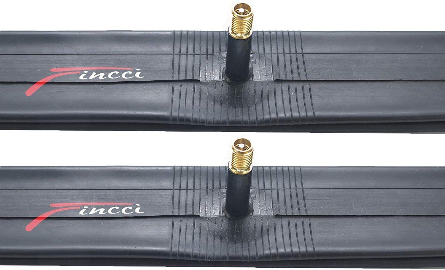 Fincci Set Pair 27.5 x 2.10 Mountain Bike Tire Foldable 54-584 with Schrader Valve Inner Tube for MTB Mud Dirt Offroad Bicycle with 27.5 Inch Tires