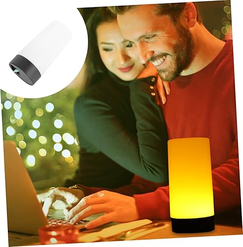 Miniatura 5 de Uonlytech Lámpara de noche de 3 unids Lámpara de noche Lámparas cilíndricas Lámpara Led Lámparas de mesa Lámparas de Carga Led Creativa Lámpara de