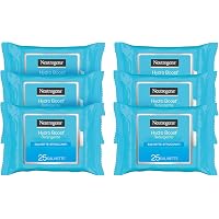 Neutrogena Hydro Boost Salviette Struccanti, 6 confezioni da 25 pezzi