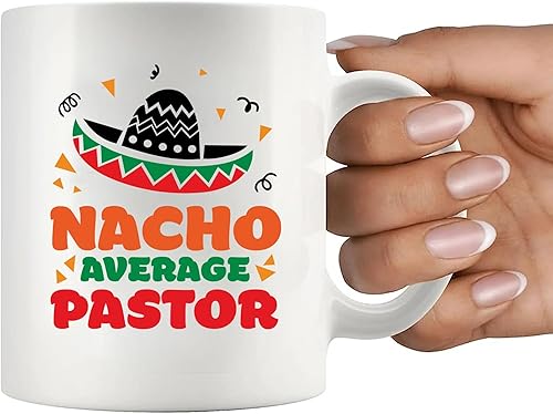Miniatura 7 de Nacho Promedio Pastor Divertidos Regalos Pastor Pastor Regalos Ministro Ordenación Predicador Regalos de Apreciación Novedad Vasos Vasos Taza de