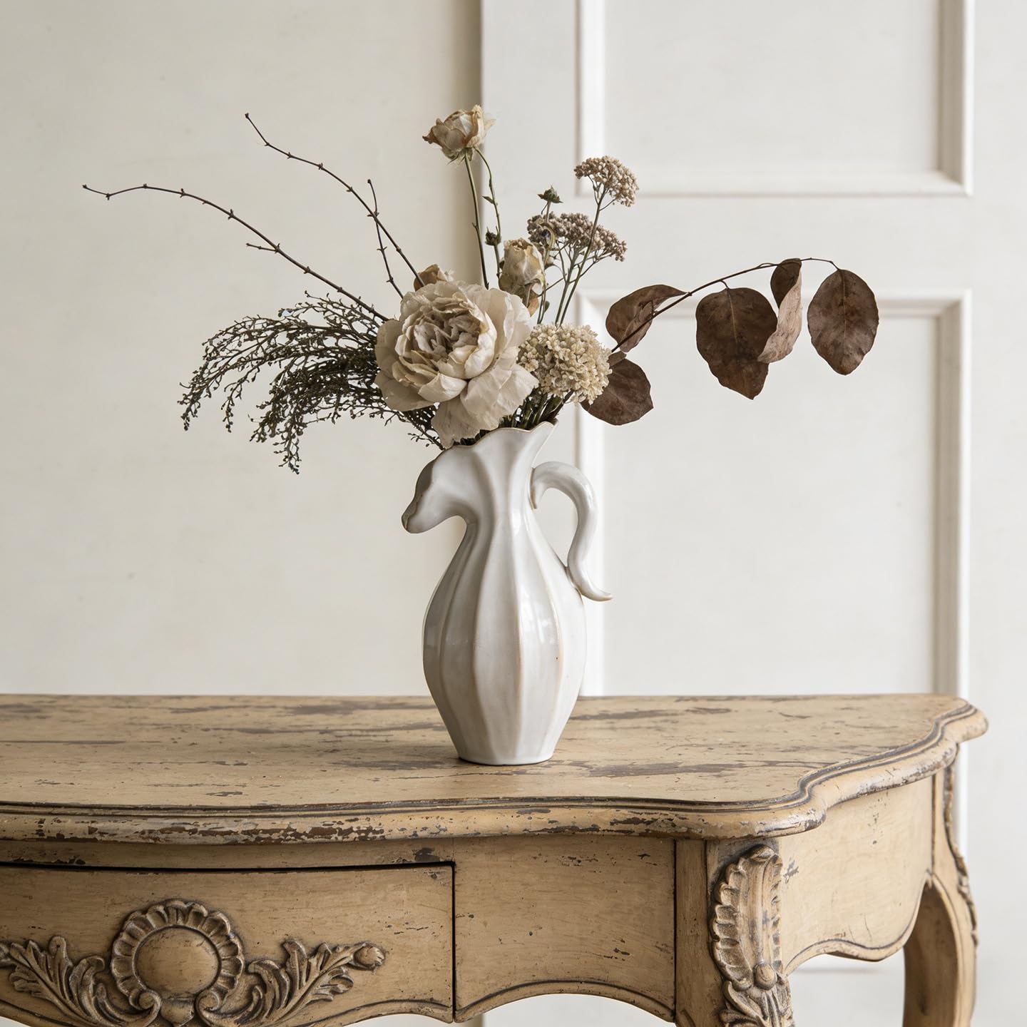 Vaso in Ceramica Fiori Decorativi Secchi Soggiorno Mobile TV Dispositivo Fiore Idroponico(S)