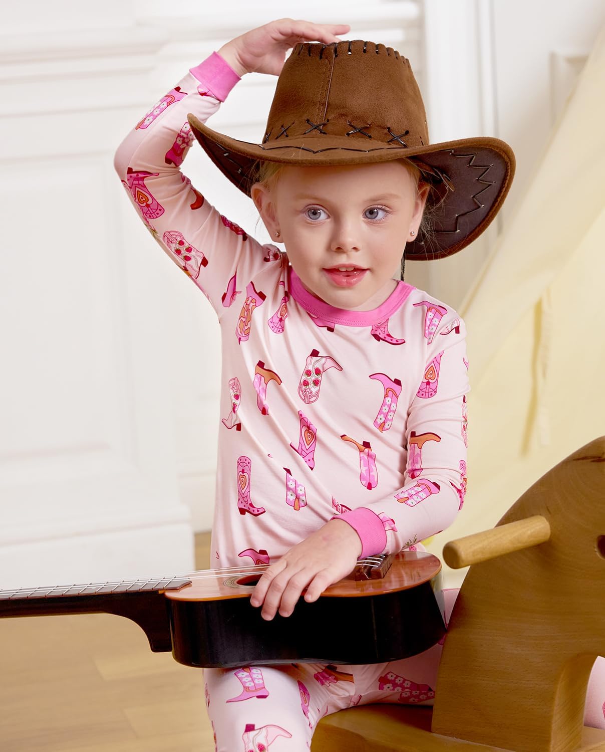 Bamboo Viscose Toddler Girls Kids Pajamas Unicorn Mermaid Pjs Long Sleeve Snug fit 12M-8Y 2pcs Soft Jammies - Image 6