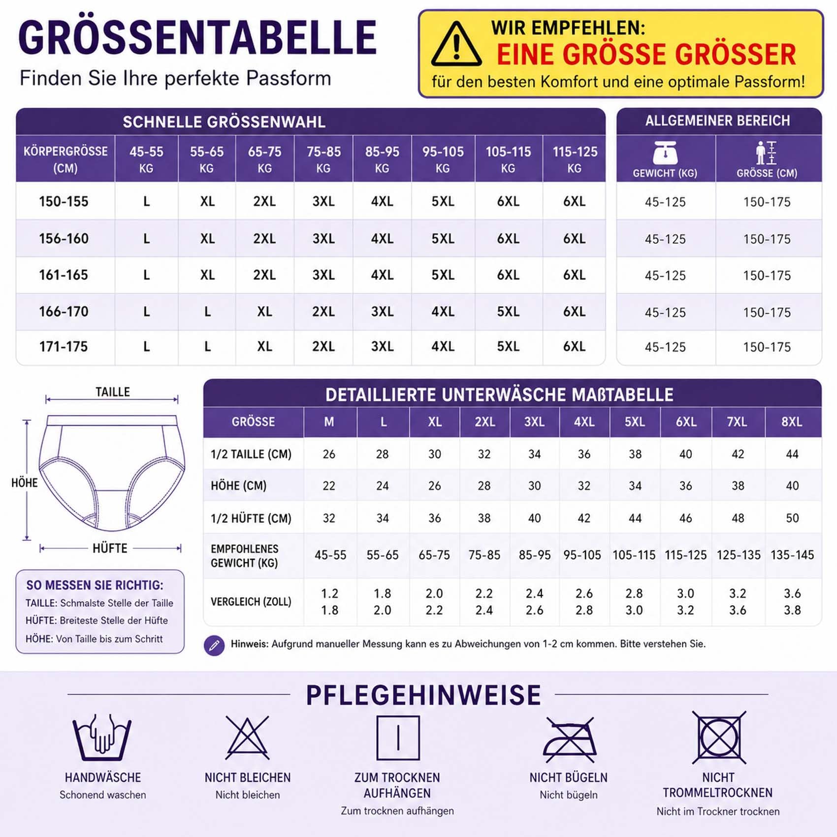 Drywear Slip Damen Inkontinenz, Dry Wear DamenunterwäSche mit Auslaufschutz, Atmungsaktiv & Elastisch, Waschbar und Wiederverwendbar, für Alltag und Nacht (8 pcs,L)