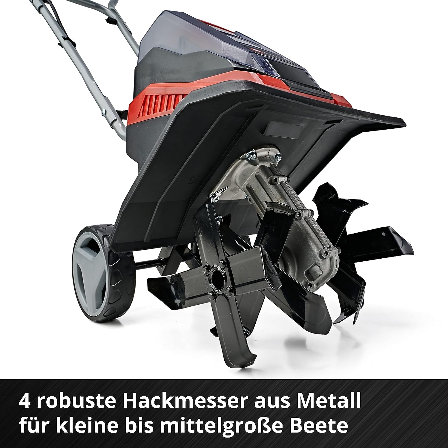 Einhell Akku-Bodenhacke GE-CR 30 Li-Solo Power X-Change (Lithium-Ionen 36V, 2-Punkt-Sicherheitsschalter, klappbarer Führungsholm, Transporträder, ohne Akku und Ladegerät)