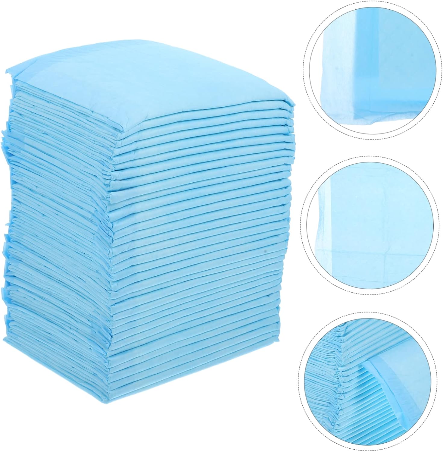 SUPVOX 100pcs Bird Cage Liners for Parakeets Pre-Cut Non-Woven Fabric Absorbent Pads Bedding for Clean and Healthy Bird Habitat