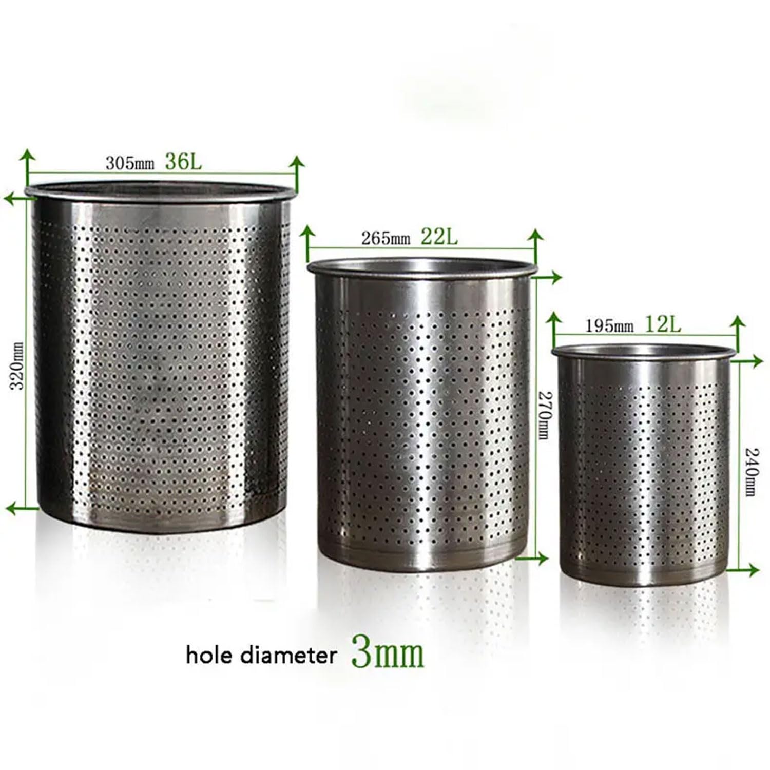 Manuelle Traubenpresse, 12 L/22 L/36 L, Kommerzielle, Abnehmbare Obstpresse Aus Edelstahl, 100–150 Kg/h, Saft-Weinpressausrüstung Für Traubenfrüchte, Honig, Ölrückstände
