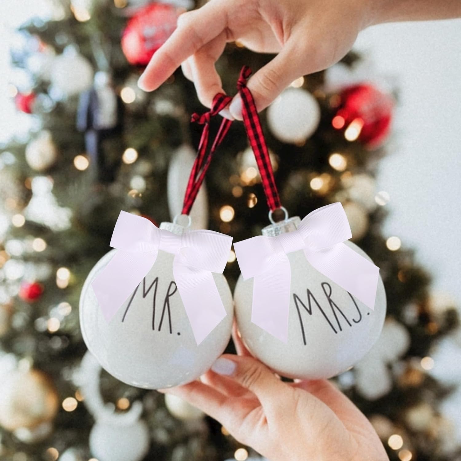 50 Pcs Crisp White 4 Inch Grosgrain Bows Pre-Tied Twist Tie Wedding Bows for Gift Wrapping,Bridal Shower Decor Elegant Craft Bows for Baby Gender Reveal,Christmas & Minimalist Party Themes - Image 4