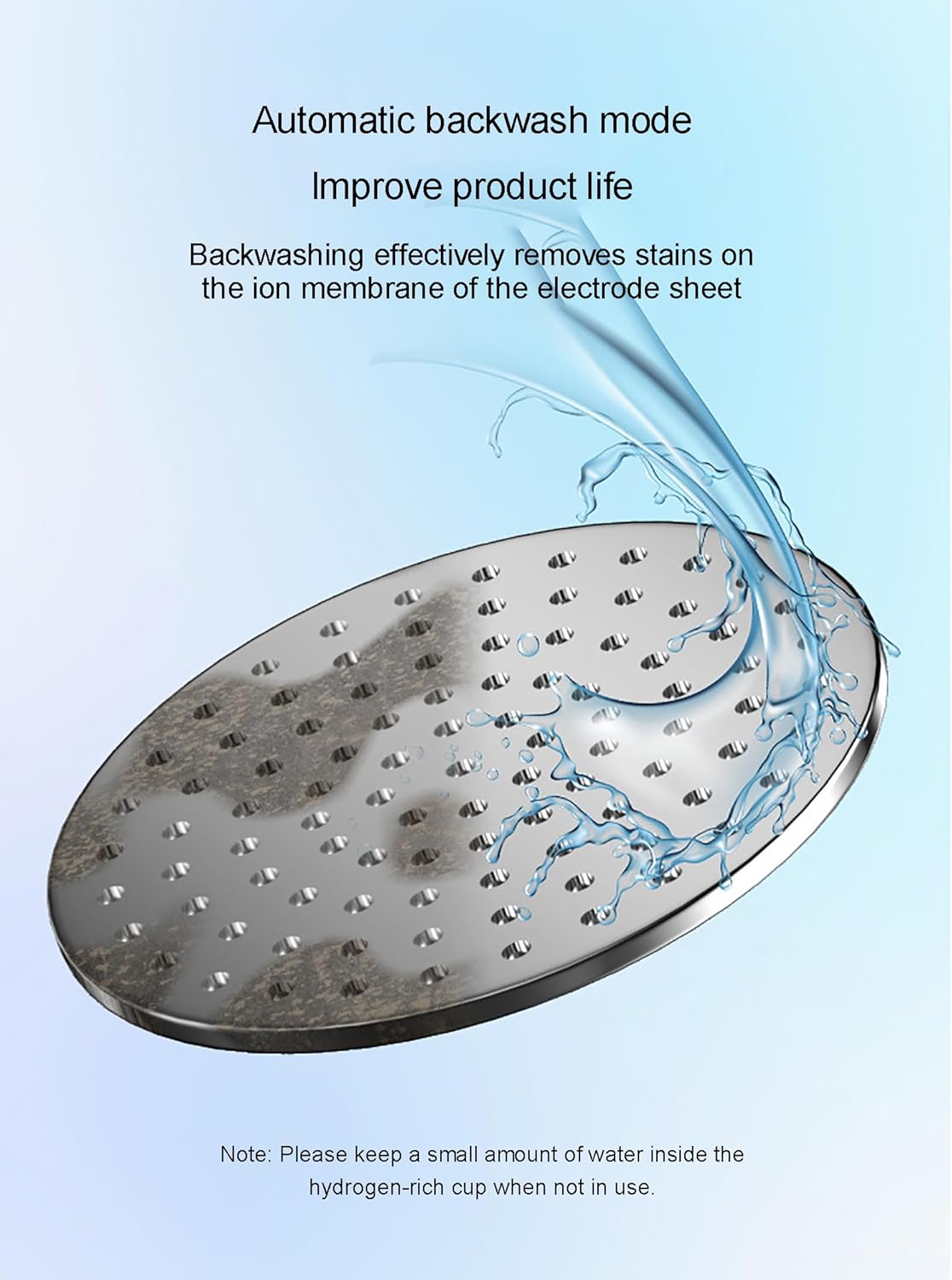 Portable Hydrogen Water Generator, with SPE Technology Water Ionizer, Panda Bell Style, up to 3000 ppb, for Office, Travel, Exercise