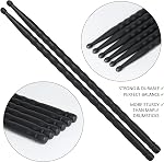5A Carbon Fiber Drum Sticks 6 Pair Drumsticks Unique Wave non-slip Drumsticks