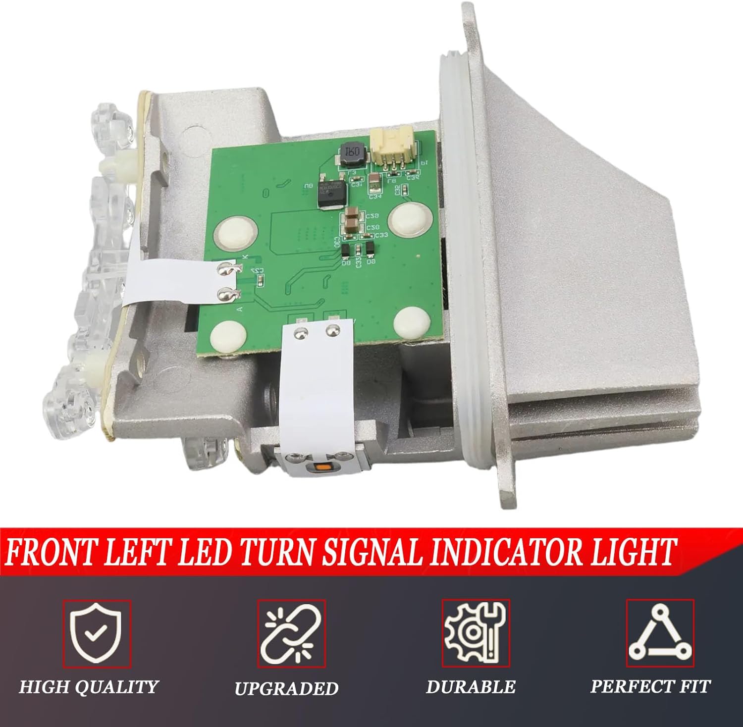 63127245814 63127245816 Front Right LED Turn Signal Indicator Light Xenon Headlight Control Module for BMW 3 Series E90 E91 328i xDrive 335d 335i xDrive 330i M3 316i 318i 320i 323i 325i 2004-2012