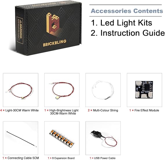 Led Light Set Compatible with Lego Darth Vader Helmet 75304 (No Model)