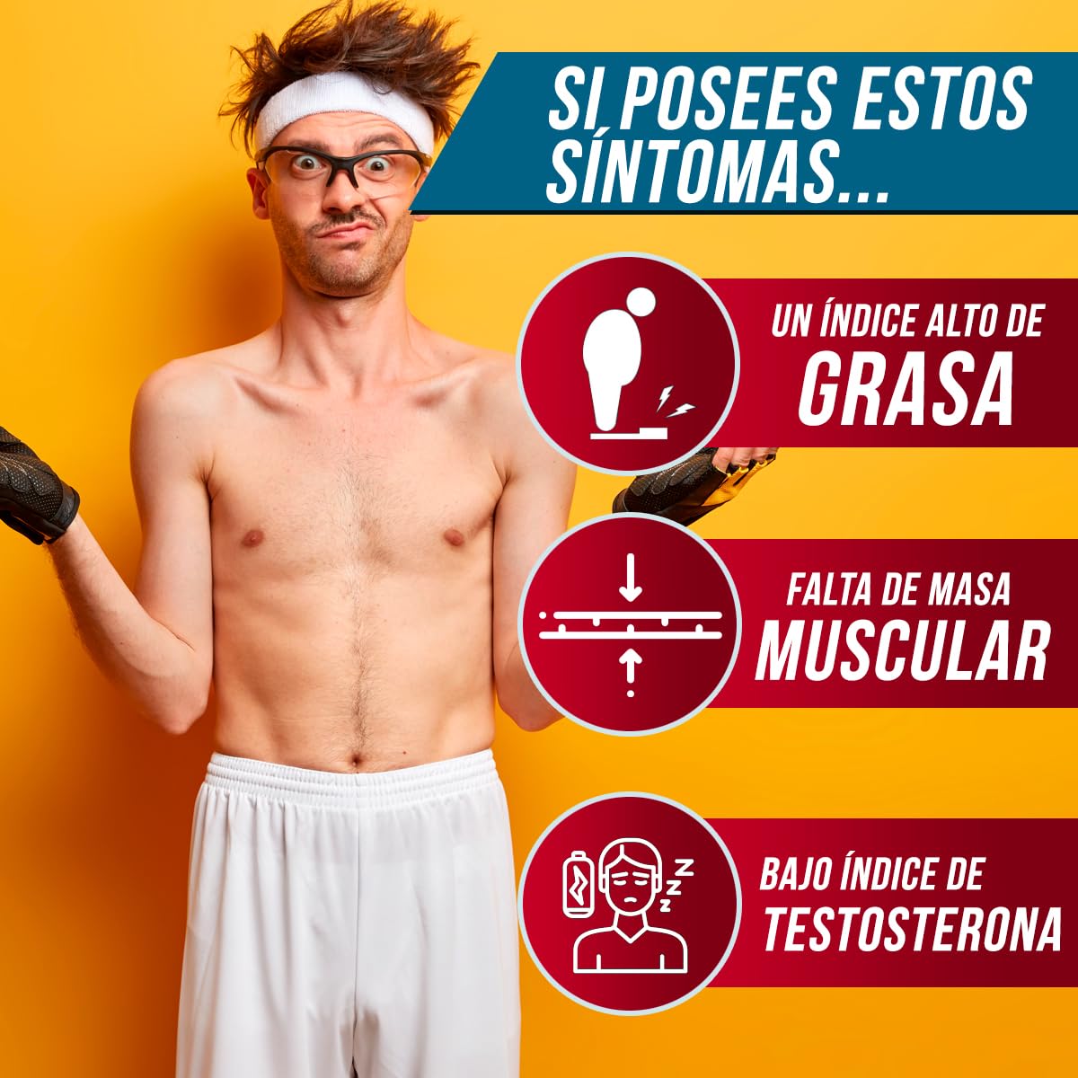 ANABOLIC POWER | Anabolizante Natural | Ayuda a Aumentar tu Masa Muscular | Potencia la Testosterona | Con L-Arginina, Tribulus Terrestris y Maca | 90 Cápsulas