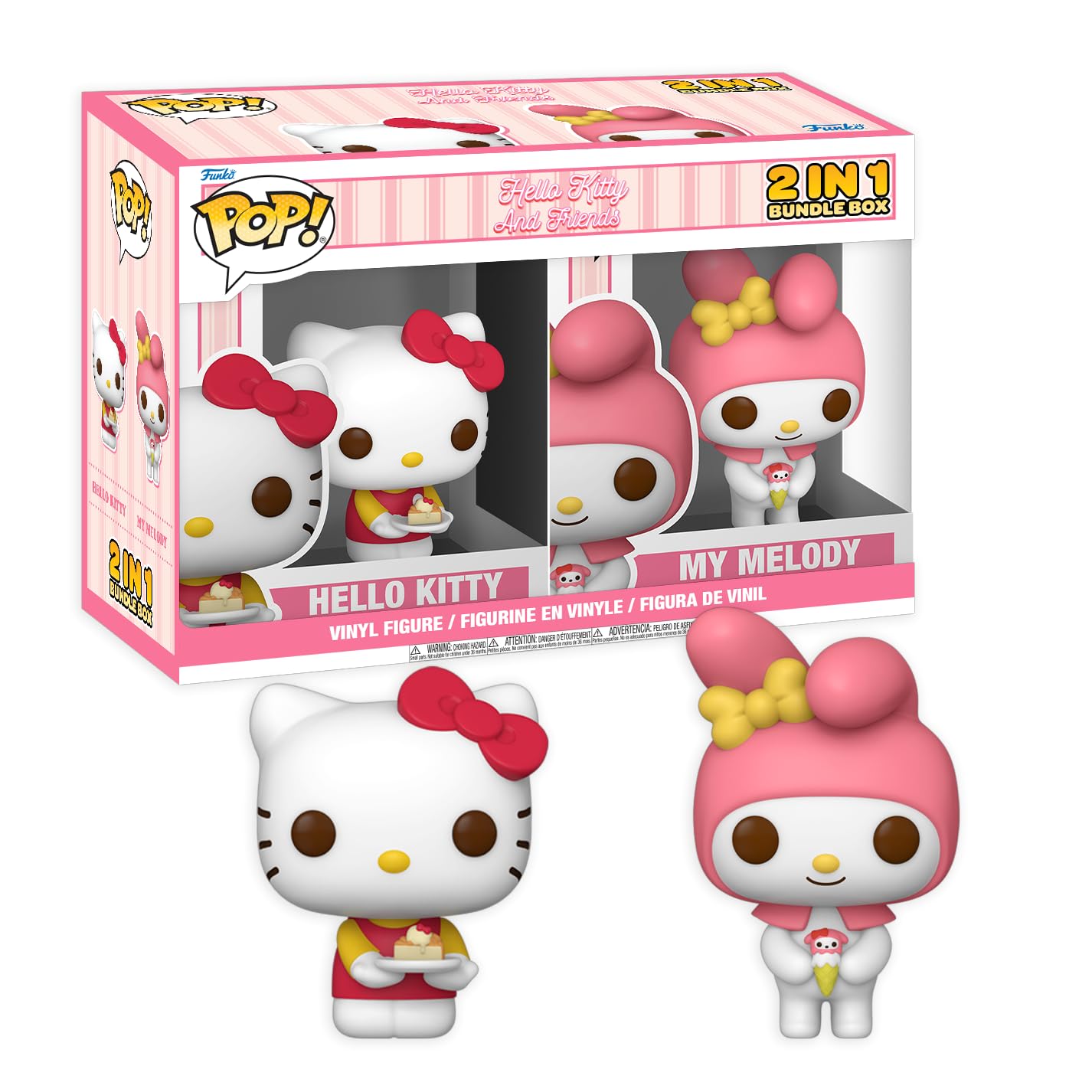Funko Pop! Animation: Sanrio/My Hero Academia - MyMelody-Ochaco, Multicolor,3.75 inches