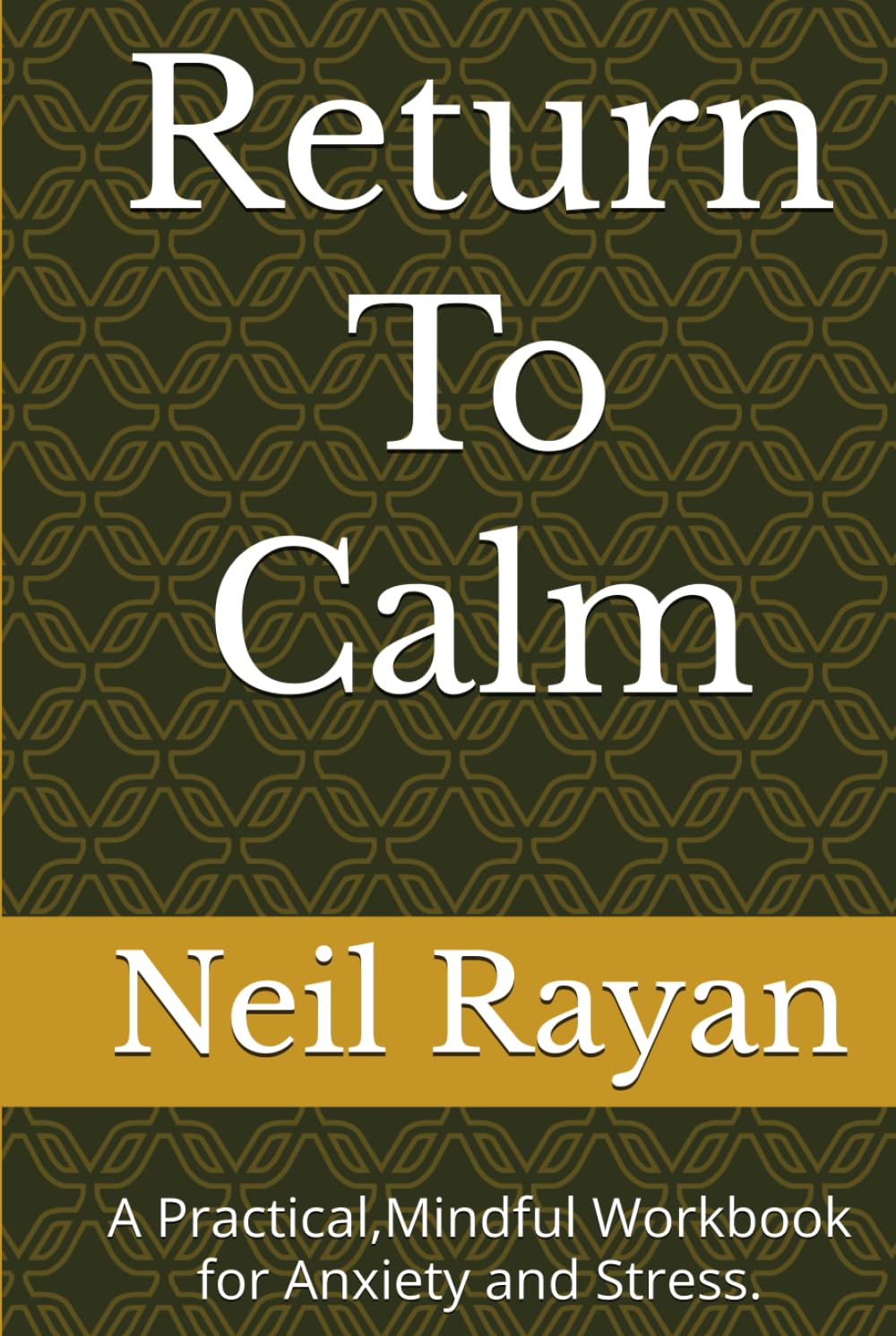 Return To Calm: A Practical,Mindful Workbook for Anxiety and Stress.