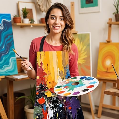 Miniatura 2 de Delantal ajustable impermeable con dos bolsillos profundos Wowen hombres para verano barbacoa piscina fiestas y centros turísticos