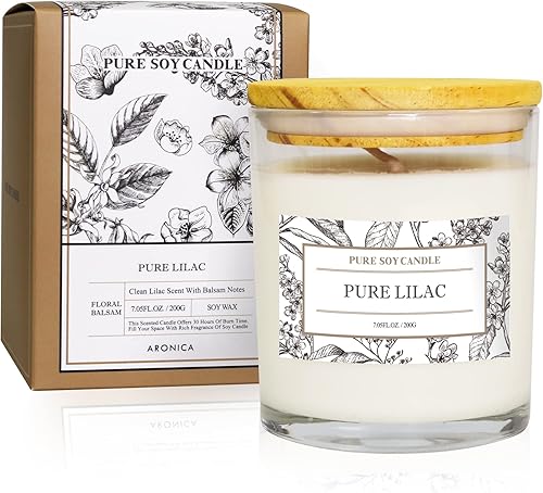 Vista 44 de Aronica Blueberry Summer Candles for Home, Pet Safe Candles Non Toxic, House Decor Aesthetic, Regalos De Verano para UNA Casa, Labor Day Small Gift