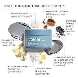 PLANTIFIQUE Dead Sea Mud Mask for Face Body Care with Hyaluronic Acid for Women and Men - Pore Minimizer Skin Care - Deep Cleansing Skin Purifying Face Mask for Blackheads Oily Skin - 8.1oz/240g