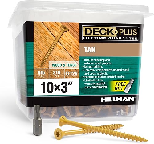 Miniatura 1 de Cubierta de tornillos HILLMAN FASTENERS 48419 5 LB 3x10