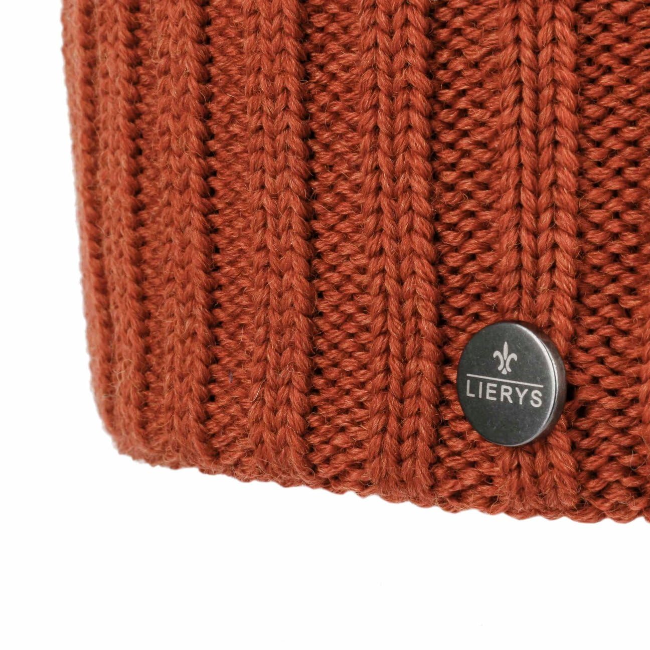 Lierys Bonnet en Tricot a Revers Merinos Fabrique en Allemagne Unisexe Automne Hiver