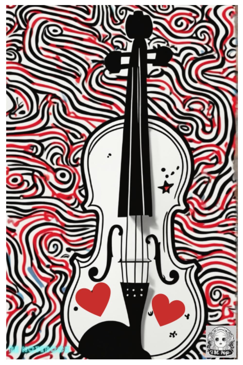 music notebook: be music, be pop