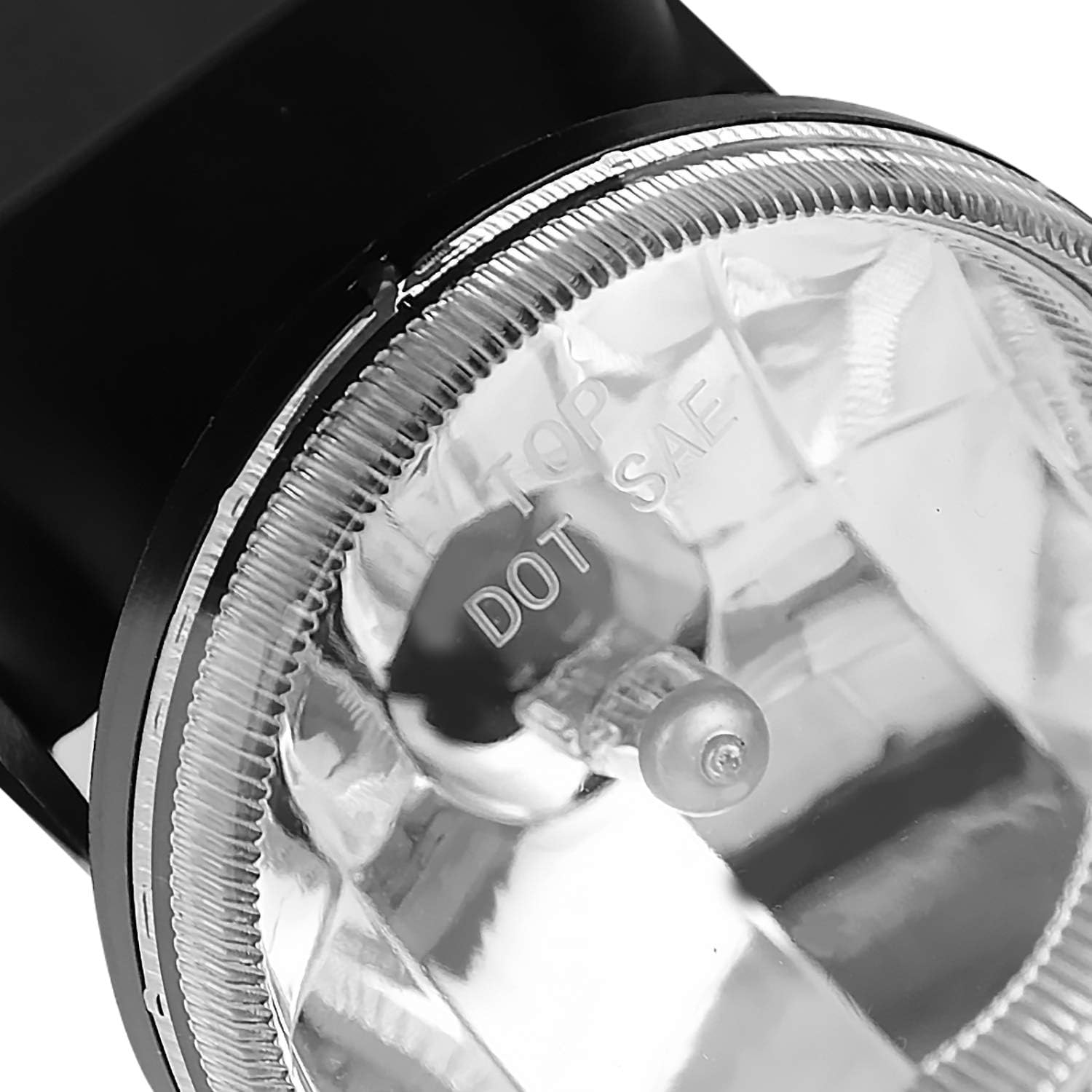 Spec-D Tuning Clear Lens Fog Lights + 881 Bulbs Included Compatible with 1994-2001 Dodge Ram 1500 2500 3500 L+R Pair Assembly