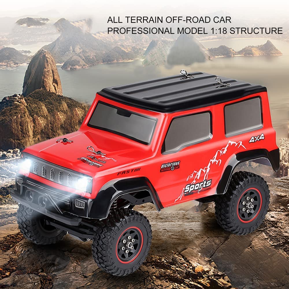 1:18 Skala 4wd Szybka Ciężarówka Monster Rc Off-road, All-terrain Pilot Control, 2,4 Ghz Dla Dorosłych (Blue)