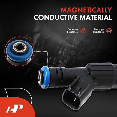 Miniatura 5 de A-Premium 6 inyectores de combustible compatibles con Jeep Cherokee, Grand Cherokee, Wrangler, 4.0L y Dodge Ram 1500 2500 3500 Van, 5.2L, 1999 2000