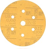 Vista 6 de 912 Hookit disco de arena P5A de 3" color oro de 3M, P320, 3, Dorado