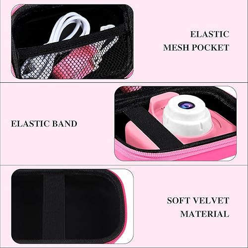 Miniatura 6 de Leayjeen Funda para cámara infantil compatible con SecktonGKTZOZMIPROGRACEDylantoRindolVATENICNine CubeHyleton y más juguetes para cámaras digitales