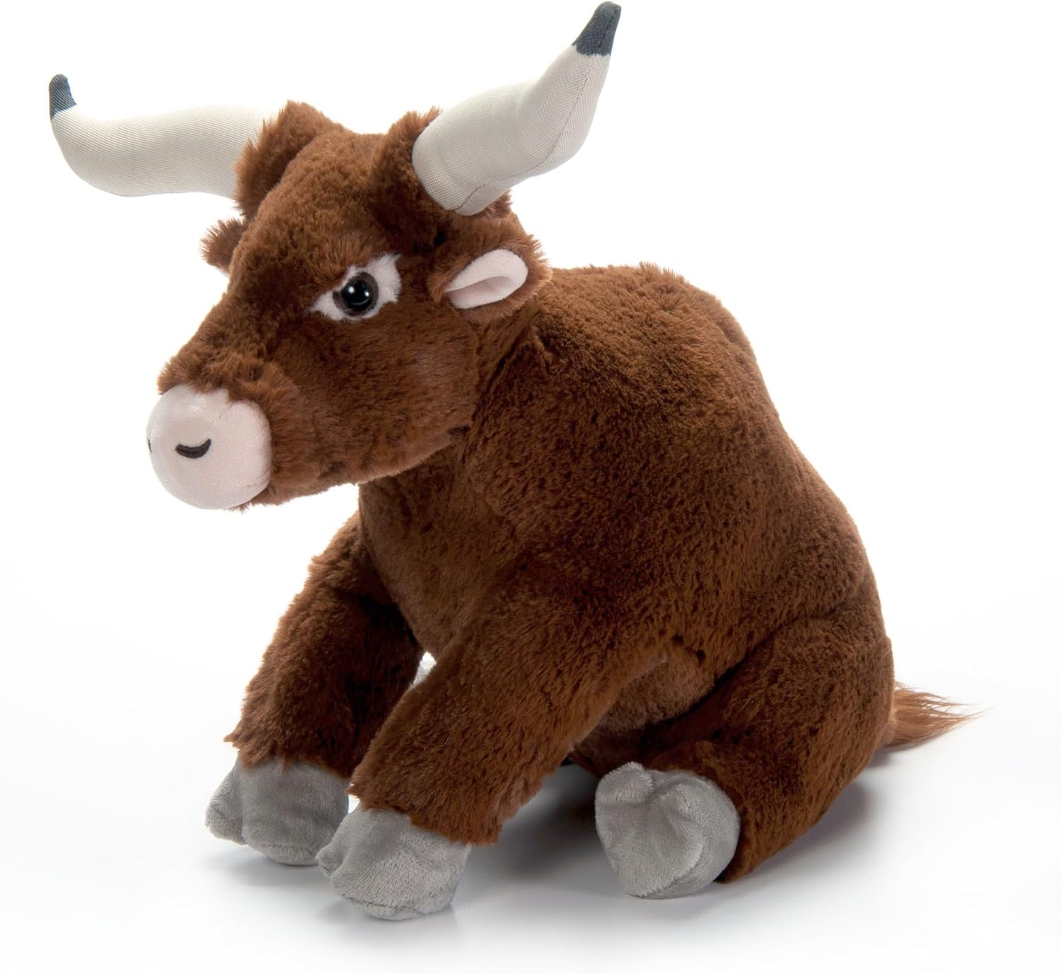 The Petting Zoo Watusi Stuffed Animal Plushie, Gifts for Kids, Wild Onez Wildlife Animals, Watusi Cow Plush Toy, 12 inches