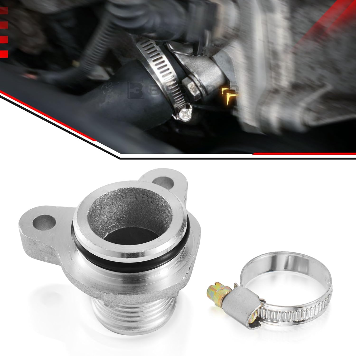Coolant Hose Metal Flange Upgrade Compatible with BMW 228i 320i 328i 428i 528i X1 X3 X4 X5 Z8 (Replaces 11537603514)