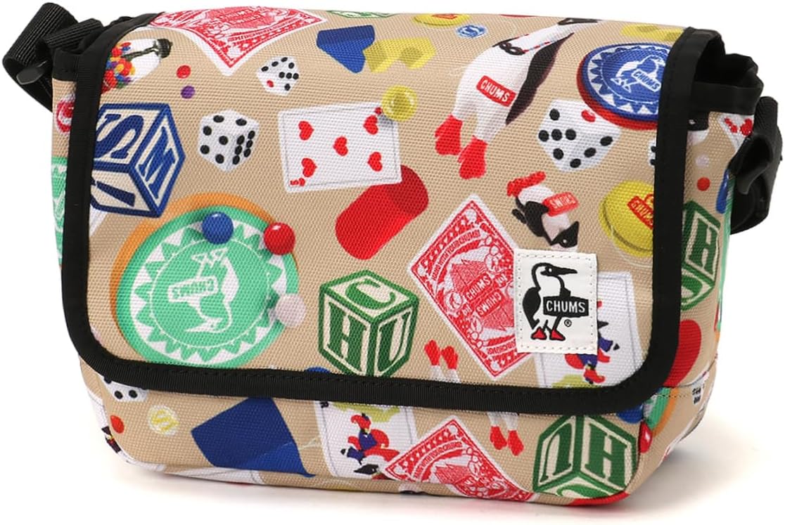 Chums Recycle Small Camera Shoulder Bag, beige, (greige), One Size