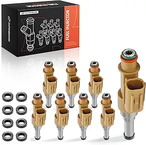 A-Premium Set of 8 Fuel Injectors for Lexus GX460 and Compatible Toyota/Lexus V8s