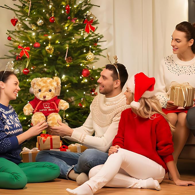 Oso de Peluche Pequeño Clásico 11.8 Pulgadas con Sudadera miniatura 2