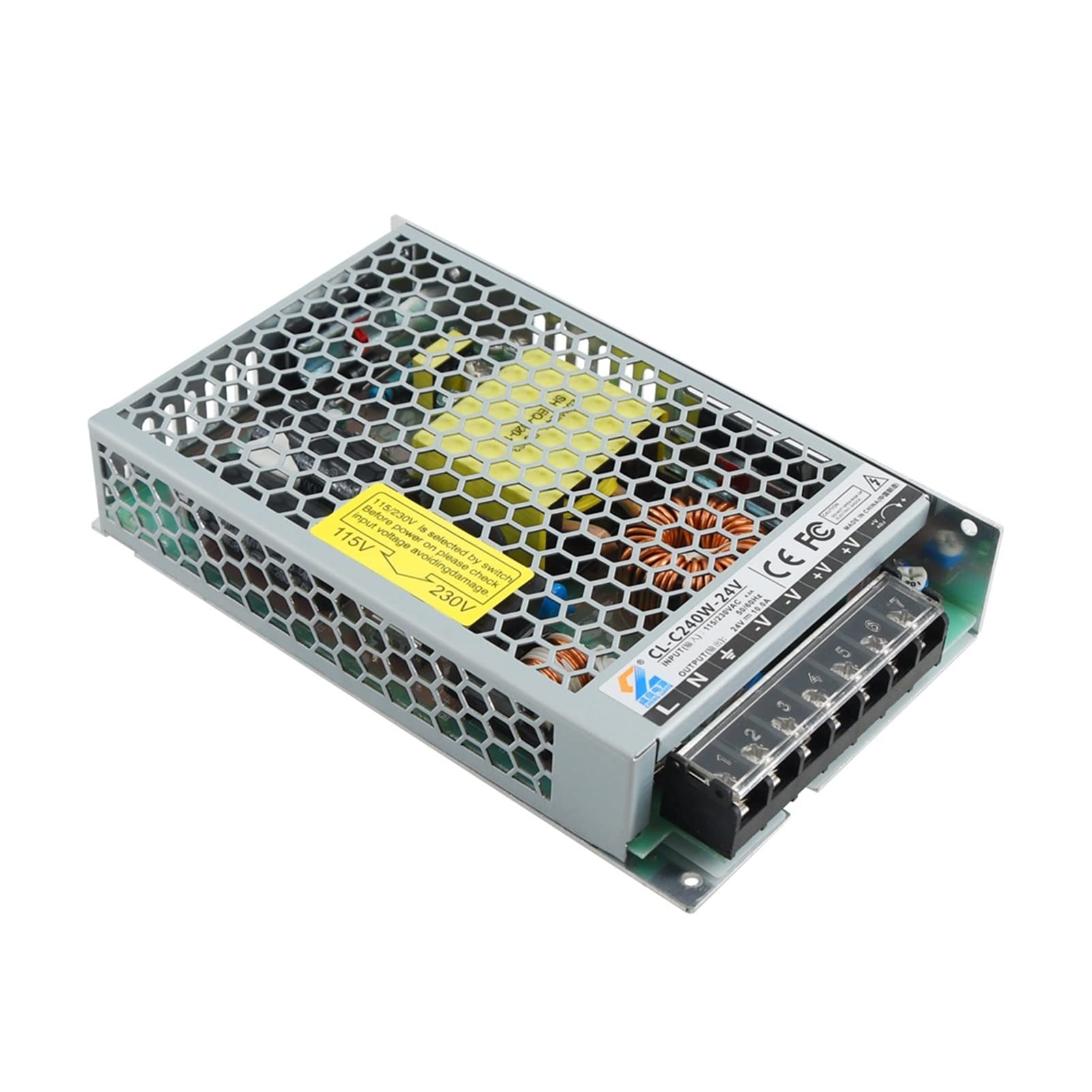 2. 4V15A360W. Schaltnetzteil Blu-5 Blu-3-Druckeradapter-LED-Streifen-Lichtstransformator 12V for 3D-Druckerteil CL-C / P360W24V für 3D Drucker, CCTV Computer Labor(CL-C240W-24V)