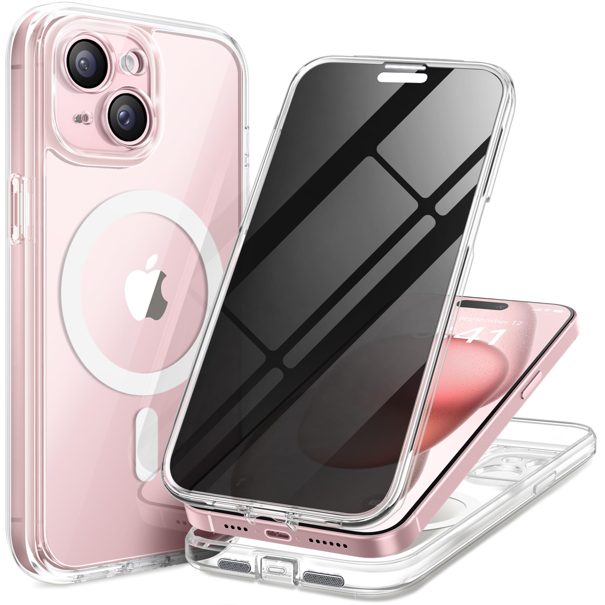Amazon.com: TIESZEN for iPhone 15 Plus Case, Compatible with