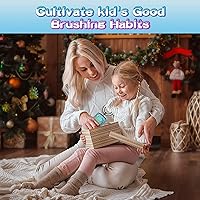 Vista 13 de GASLIKE Kids Toothbrush Electric, U Shaped Ultrasonic Automatic Toothbrush with 2 Brush Heads, Six Cleaning Modes, Cartoon Modeling Design for Kids