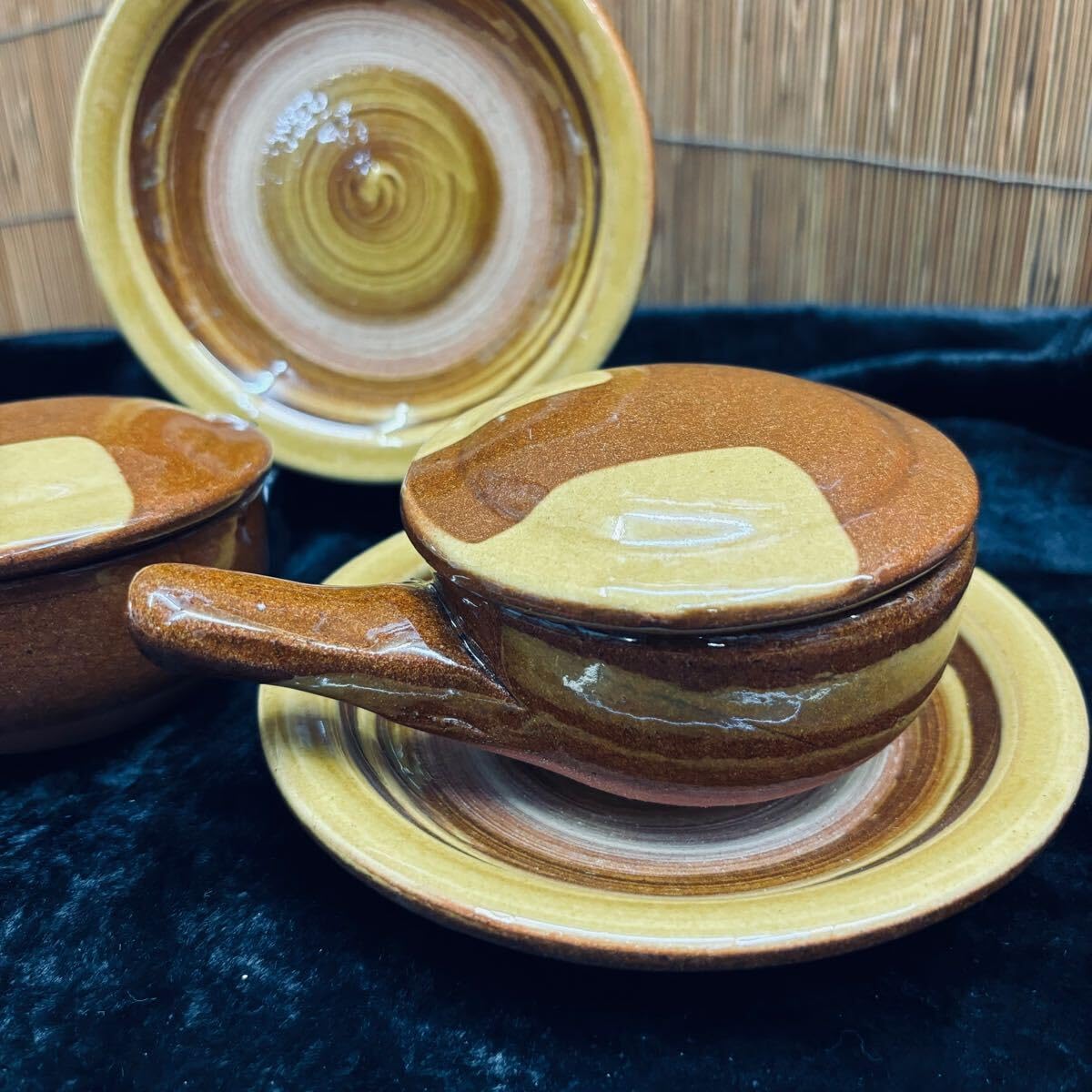 美品☆湯町窯 エッグベーカー 大 2客セット 【公式通販】