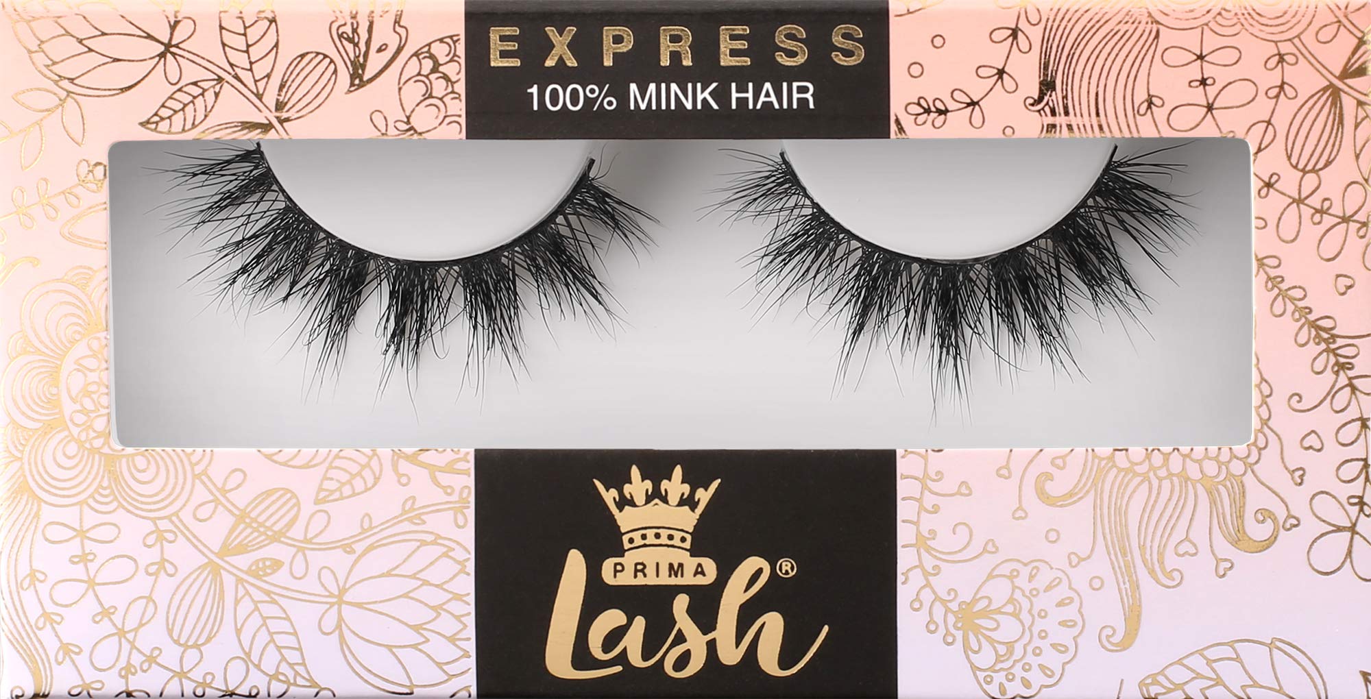 Prima Lash3Dmink Lashes. 5-Pair Natural Looking False Eyelashes. Re-Usable 20-25 Times. Envy