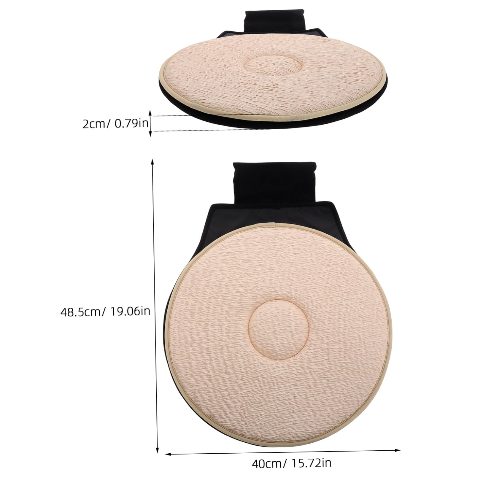 Gogogmee 360° Rotation Car Seat Cushion Swivel Seat Pad Portable Non-Slip for Seniors Pregnant Women