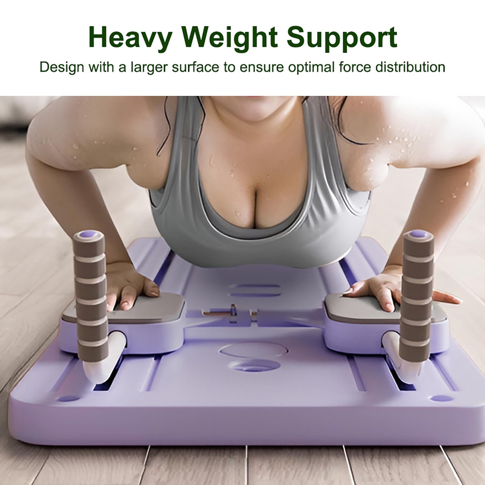 Pilates Board, set pieghevole per pilates, per la casa, multifunzione, con contatore, rimbalzo automatico per la forza nucleare e l'allenamento addominale