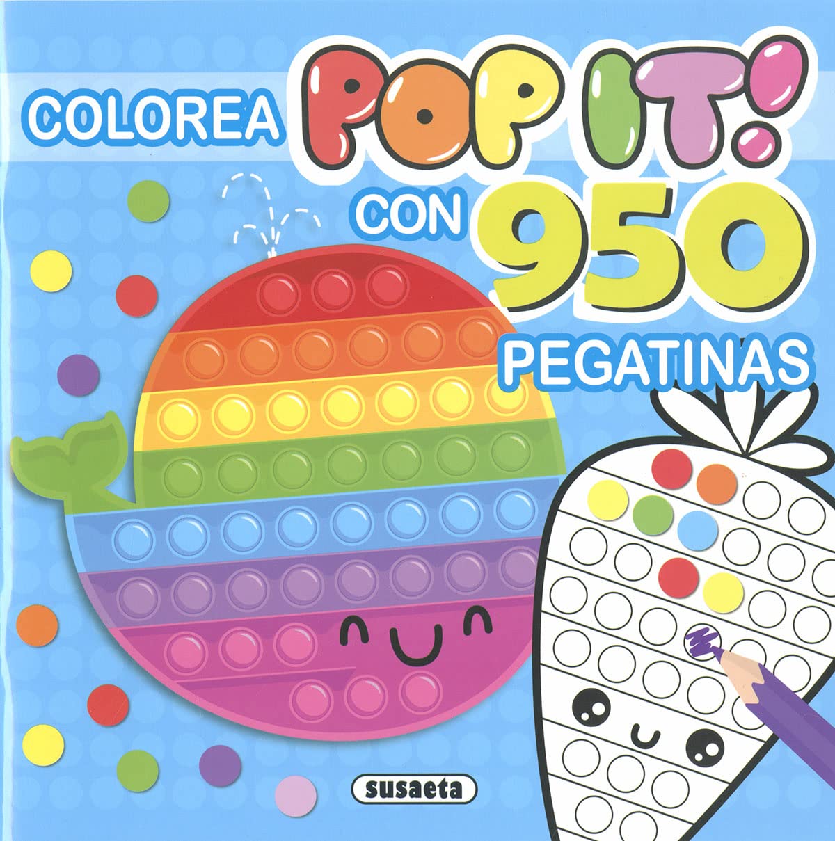 #Libro Colorea Pop-It con 950 pegatinas por 2,80€
