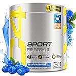 Cellucor C4 Sport Pre Workout Powder Blue Raspberry - Pre Workout Energy with 3g + 135mg Caffeine and Beta-Alanine Performance Blend - NSF Certified for Sport | 30 Servings
