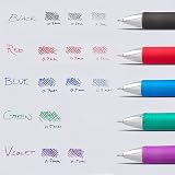 Pentel ENER-GEL RTX Retractable Liquid Gel Pen, 0.5mm, Needle Tip, Fine Line, Green, Pack of 2 (BLN75BP2D) – view 7