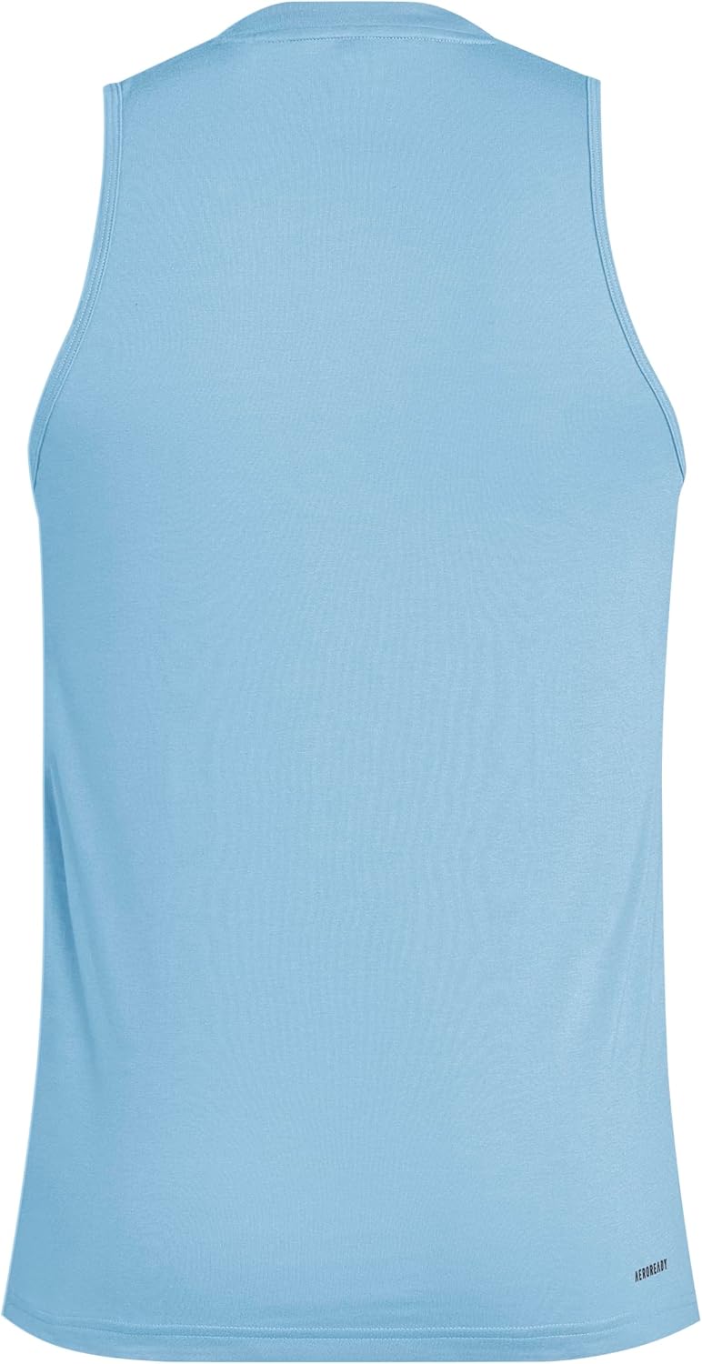 Adidas Mens Training Essentials Feel Ready Logo Sleeveless T-Shirt - Image 7