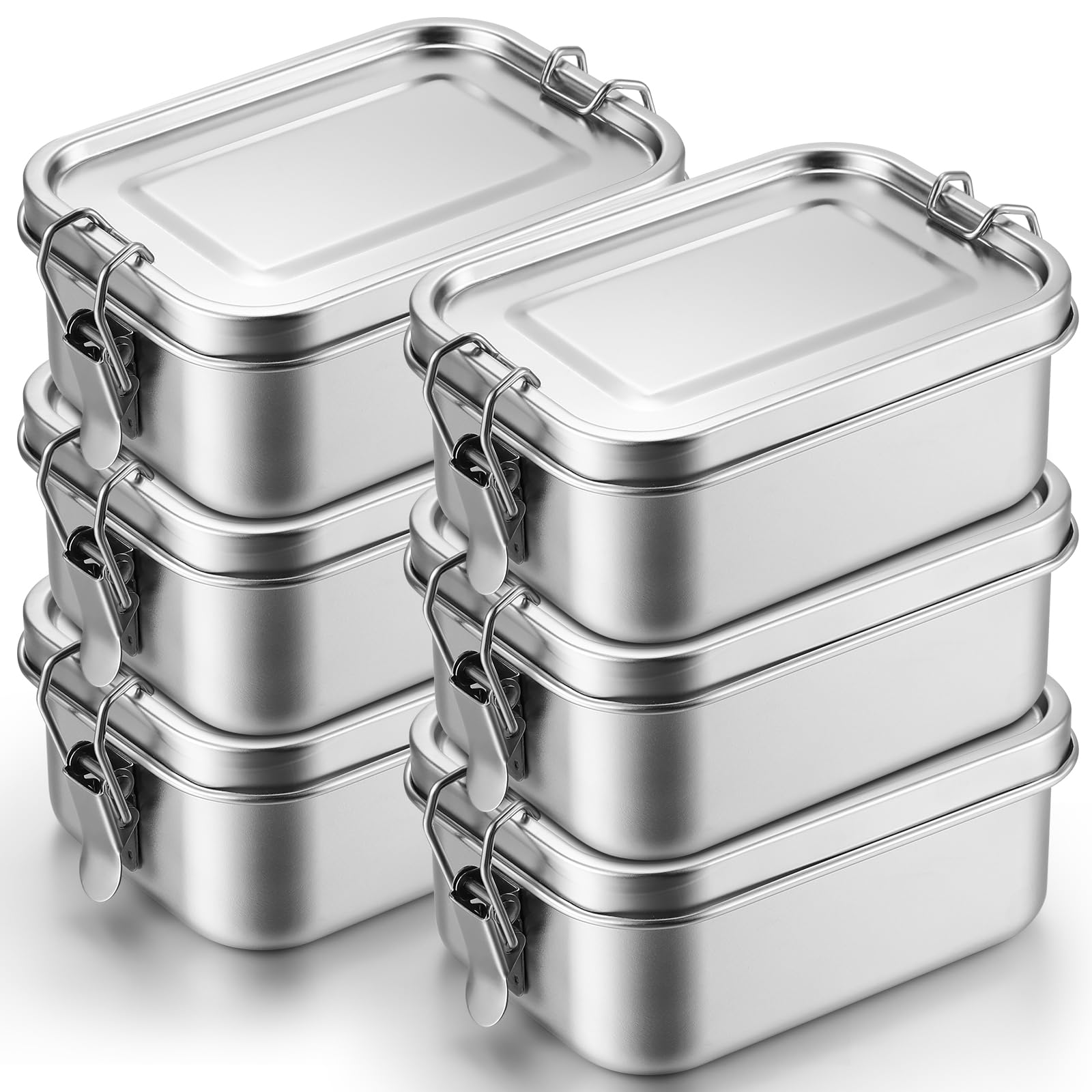 Umigy 6-Piece Stainless Steel Bento Boxes