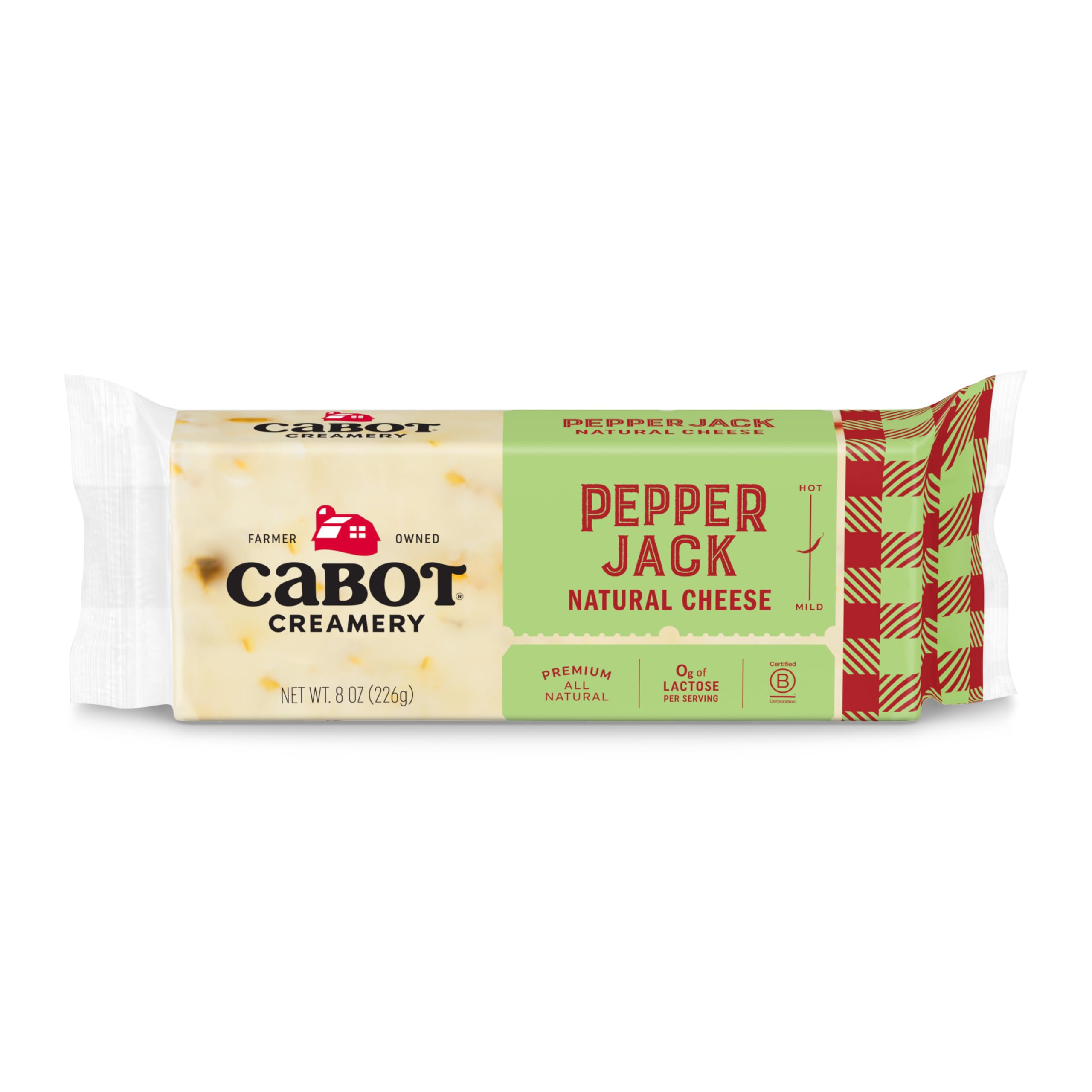 Amazon.com: Cabot Pepper Jack Bar, 8 OZ : Grocery & Gourmet Food