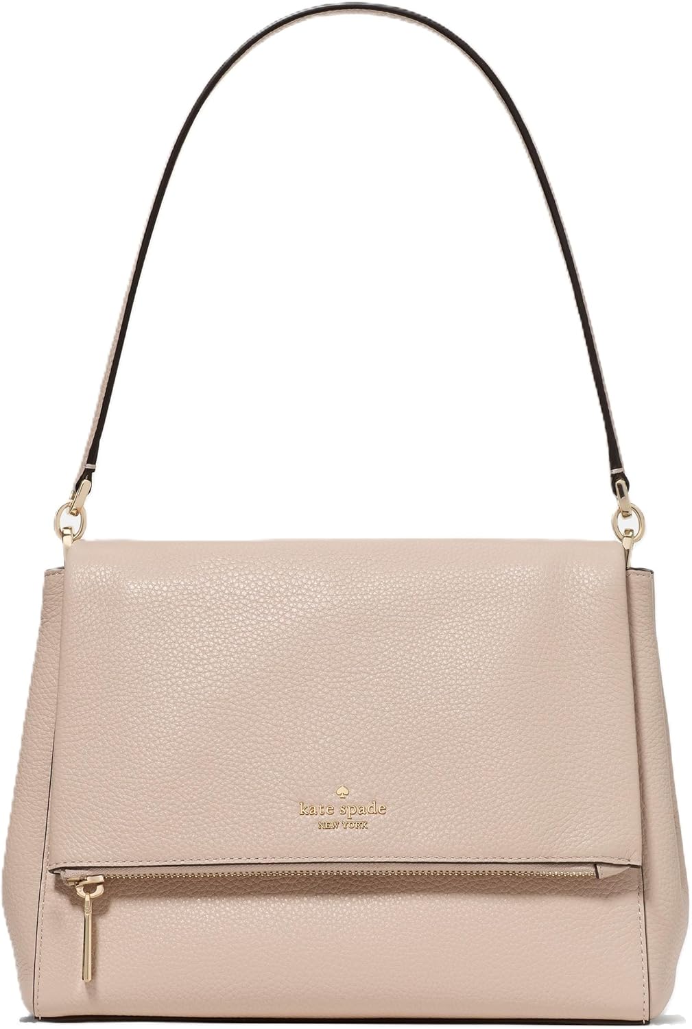 kate spade new york Leila Pebbled Leather Medium Flap Shoulder Bag